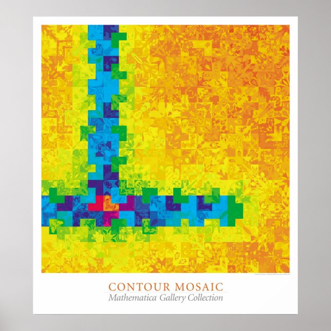 Contour Mosaic Poster (Front)