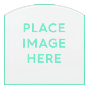 Contour Room Sign, Foam Adhesive Door Sign