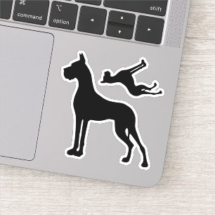 Contour Sticker cropped Great Dane