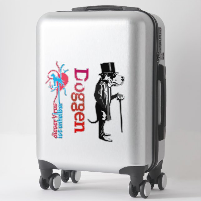 Contour Sticker Great Dane (Suitcase)