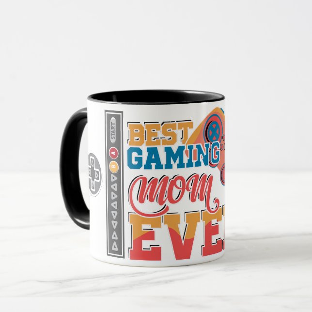 Contra Cheat Code Best Gaming Mom Coffee Mug (Front Left)