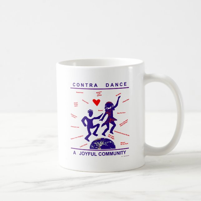 Contra Dance Joy Coffee Mug (Right)