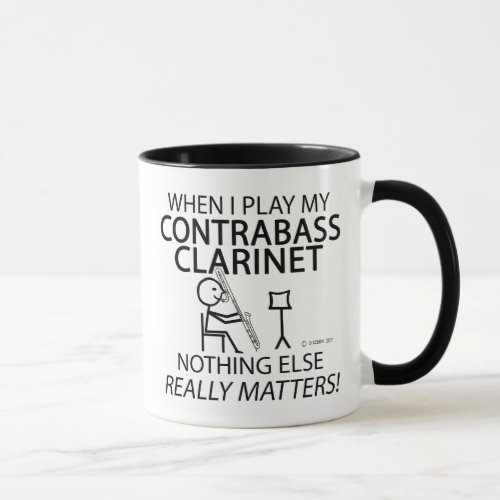 Contrabass Clarinet Nothing Else Matters Mug