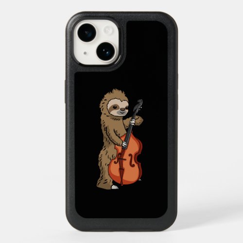 Contrabass Music Gift Sloth Musician Double Bass OtterBox iPhone 14 Case