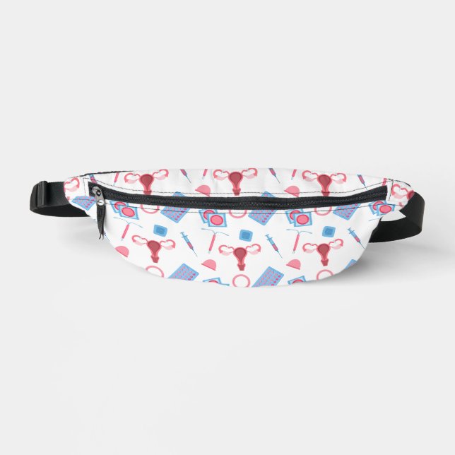 Contraception Pattern Feminist Fanny Pack (Front)