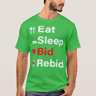 Contract Bridge Bidding Duplicate Card Game Player T-Shirt