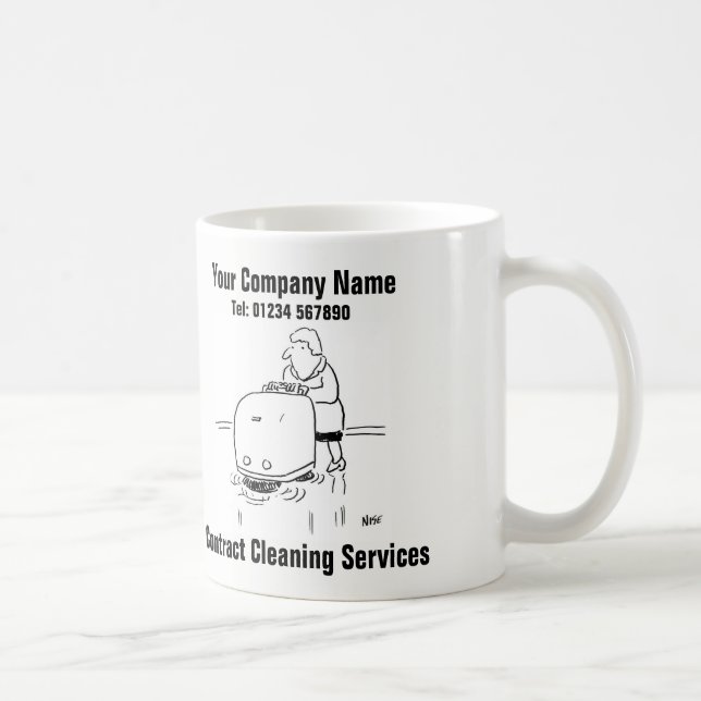 Contract Cleaners Coffee Mug (Right)
