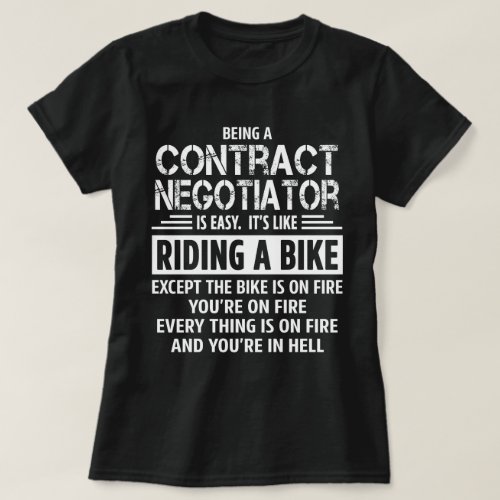 Contract Negotiator T_Shirt
