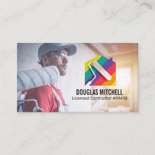 Contract Painter Home Repair Renovations Business Card