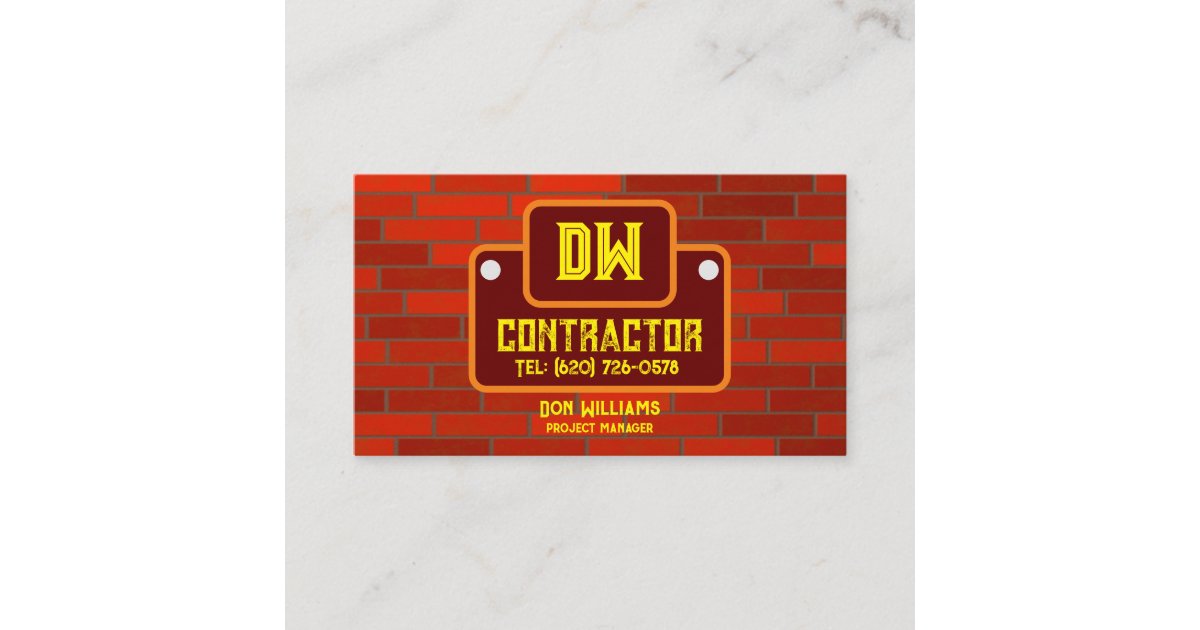 contractor-business-card-zazzle