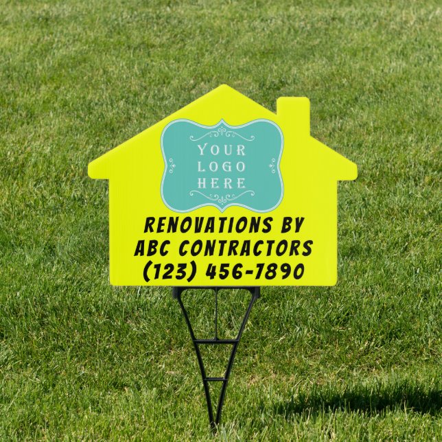 Contractor Business Promotional Logo Sign (Insitu)