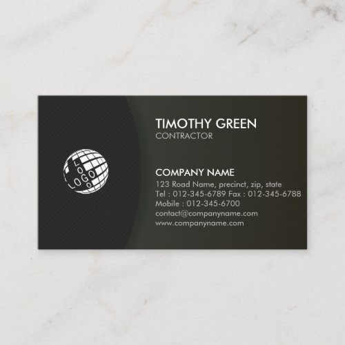 Contractor Construction Home Repair Business Card