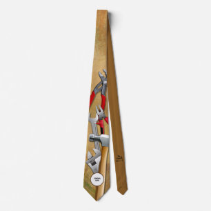 Contractor Toolkit Handyman Promotional Necktie