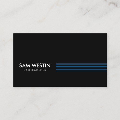 Contractor Trade Skills Business Card