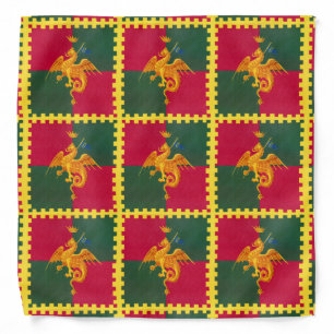 Contrada del Drago (Dragon) Palio di Siena Bandana