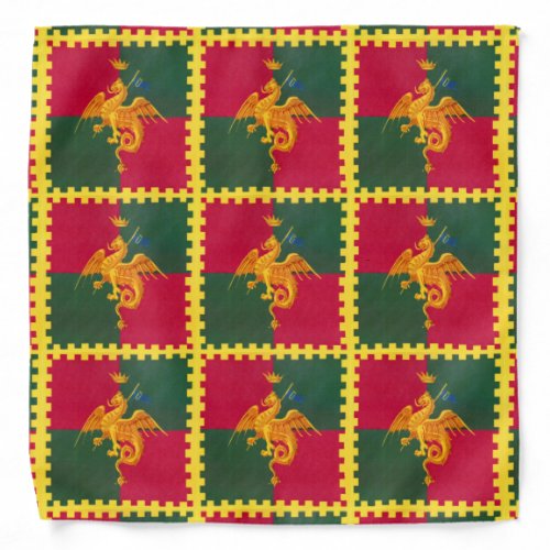 Contrada del Drago Dragon Palio di Siena Bandana