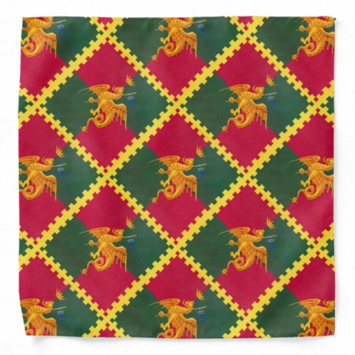 Contrada del Drago Dragon Palio di Siena Bandana