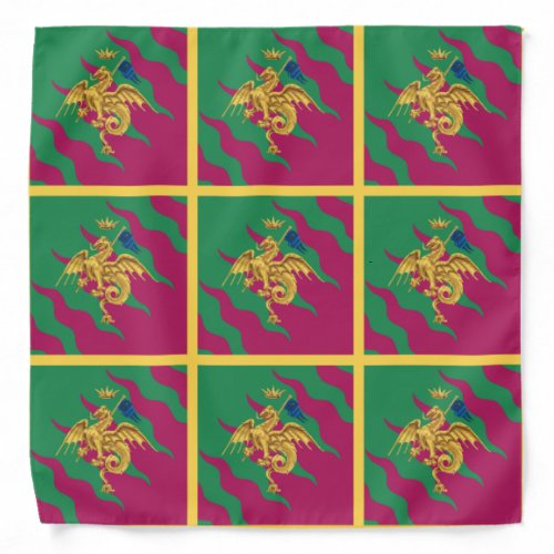 Contrada del Drago Dragon Palio di Siena Bandana