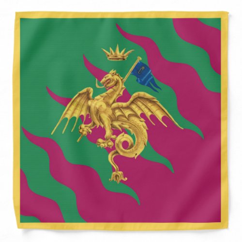 Contrada del Drago Dragon Palio di Siena Bandana