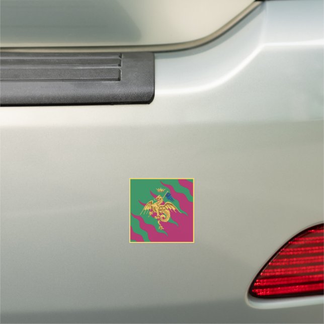 Contrada del Drago (Dragon) Palio di Siena Car Magnet (In Situ)
