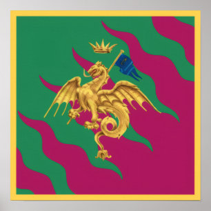 Contrada del Drago (Dragon) Palio di Siena Poster