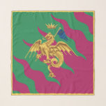 Contrada del Drago (Dragon) Palio di Siena Scarf<br><div class="desc">Contrada del Drago (Dragon) Palio di Siena flag banner</div>