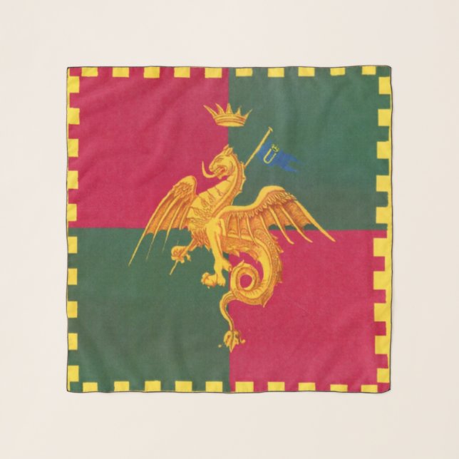 Contrada del Drago (Dragon) Palio di Siena Scarf (Front)