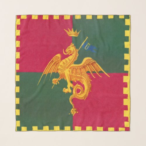 Contrada del Drago Dragon Palio di Siena Scarf