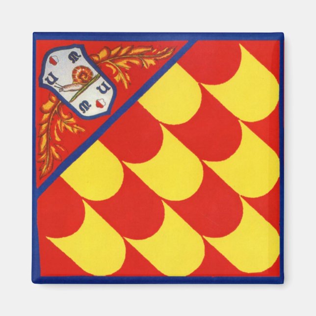 Contrada della Chiocciola (Snail) Palio Magnet (Front)