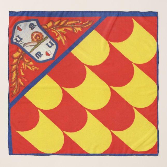 Contrada della Chiocciola (Snail) Palio Scarf (Front)