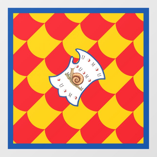 Contrada della Chiocciola (Snail) Palio Wall Decal (Front)