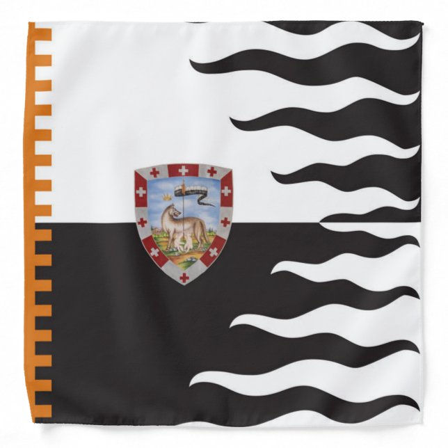 Contrada della Lupa (She-Wolf) Palio di Siena Bandana (Front)