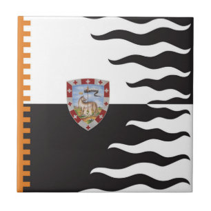 Contrada della Lupa (She-Wolf) Palio di Siena Ceramic Tile