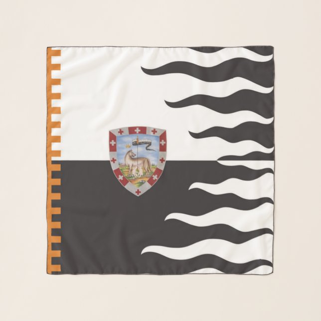 Contrada della Lupa (She-Wolf) Palio di Siena Scarf (Front)