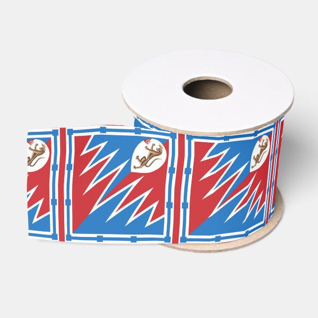 Contrada della Pantera (Panther) Palio di Siena Grosgrain Ribbon (Spool)