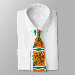 Contrada della Selva (Forest) Palio di Siena Neck Tie