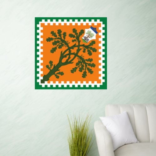 Contrada della Selva Forest Palio di Siena Wall Decal