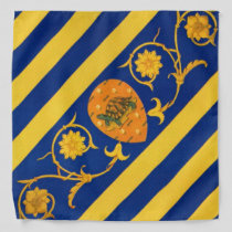 Contrada della Tartuca (Tortoise) Palio di Siena Bandana