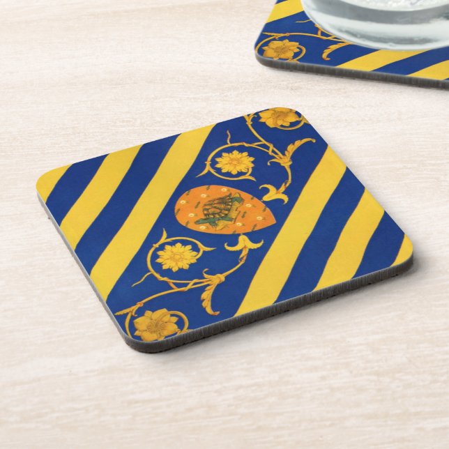 Contrada della Tartuca (Tortoise) Palio di Siena Beverage Coaster (Left Side)