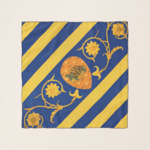 Contrada della Tartuca (Tortoise) Palio di Siena Scarf