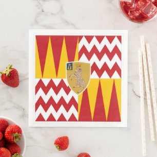 Contrada di Valdimontone (Valley of the Ram) Paper Dinner Napkins