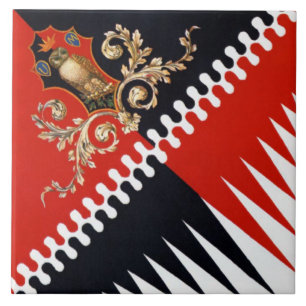 Contrada Priora della Civetta (Owl) Palio di Siena Ceramic Tile