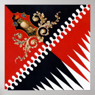 Contrada Priora della Civetta (Owl) Palio di Siena Poster