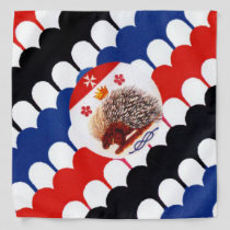 Contrada Sovrana dell' Istrice  (Porcupine) Palio Bandana