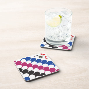 Contrada Sovrana dell' Istrice (Porcupine) Palio Beverage Coaster