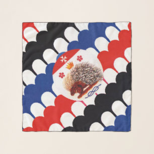 Contrada Sovrana dell' Istrice  (Porcupine) Palio Scarf