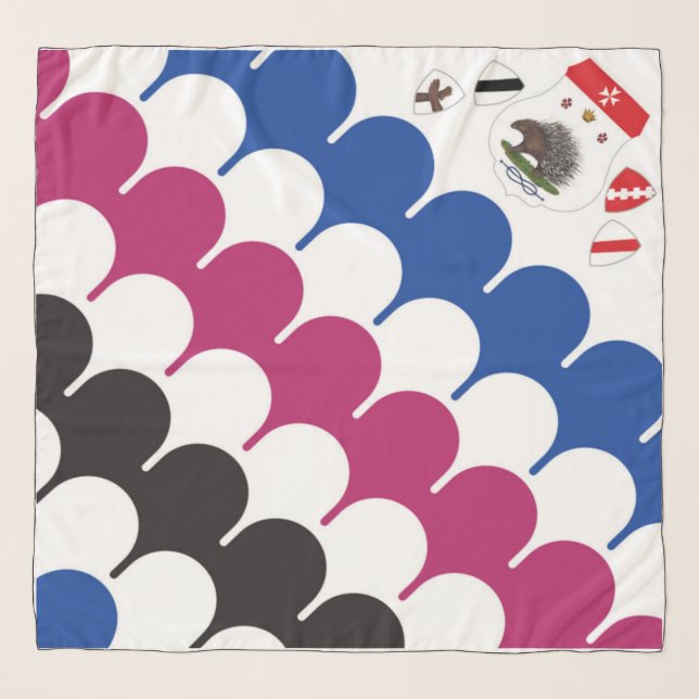 Contrada Sovrana dell' Istrice - Porcupine Scarf (Front)