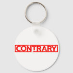 Contrary Stamp Keychain