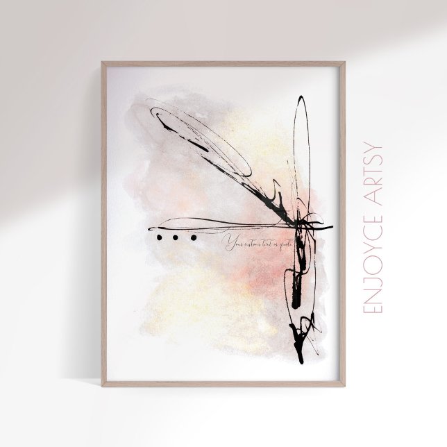 Contrast colorful watercolor abstract wall art (Creator Uploaded)