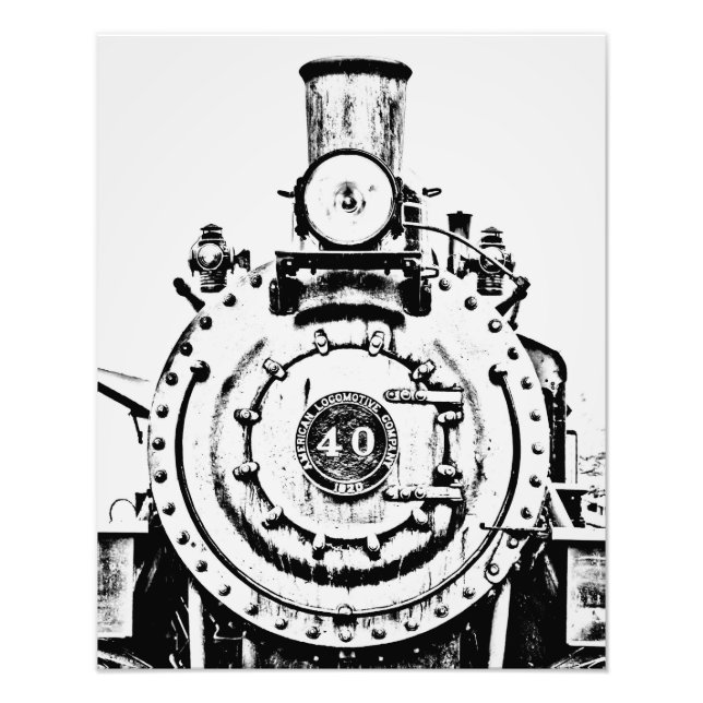 Contrast Train Photo Print (Front)